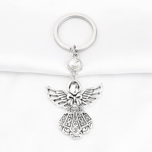 FUSTMW Angel Keychain Guardian Angel Gifts Faith Gifts Prayer gifts Blessing Gifts Guardian Angel Charm Key Chain Gifts...