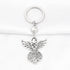 FUSTMW Angel Keychain Guardian Angel Gifts Faith Gifts Prayer gifts Blessing Gifts Guardian Angel Charm Key Chain Gifts...