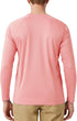 Men's UPF 50+ Rash Guard Swim Shirt Long Sleeve Moisture Wicking Quick Dry Lightweight Wrinkle-resistant Fishing Running, Coral Pink, Medium...