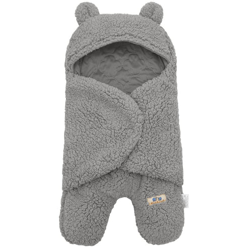 BlueSnail Newborn Receiving Blanket Baby Sleeping Wrap Swaddle(0-3M, 8-13lbs,Light Gray)...
