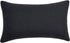 Anickal Set of 2 Black Lumbar Pillow Covers Rustic Linen Decorative Throw Pillow Covers 12x20 Inch for Sofa Couch Decoration...