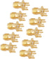 10Pcs SMA Female Jack Connector Brass PCB Clip Mount SMA Female Base...