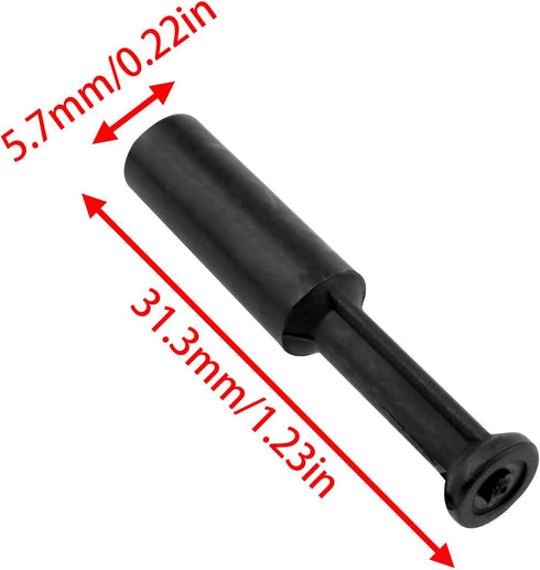 Push to Connect Fitting Plug Pipe Plug Connector 6mm (1/4 Inch) 10PCS...