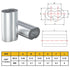 Sanuke 200PCS 3/64" Aluminum Crimping Loop Sleeve for 3/64" Diameter Wire Rope and Cable…...