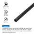 uxcell 4Pcs Carbon Fiber Tube 2.5 x 5 x 200mm Pultruded Carbon Fiber Tubing for RC Airplane Kite Wing Tube Quadcopter Arm...