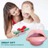 Ceramic Lip Shape Ashtray Cigarette Ash Holder Smoking Accessories Lips Storage Decoration Ashtray Figurines Tabletop Ornaments Creative Cigar Ash...