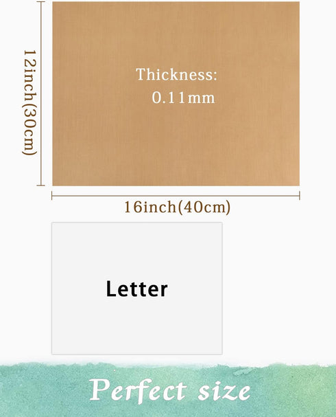 Gwybkq Teflon Sheet for Heat Press Mats 3 Pack 12’’x16’’ Non Stick Heat Transfer Paper Heat Resistant Craft Mat...