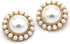 25mm Retro Women Coat Gold Metal Pearl Buttons, for Clothes, Sweaters, Blazer, Suit, Wedding Dress, Handmade DIY Crafts, Sewing Accessories(10pcs ...