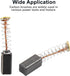 20 Pcs Carbon Motor Brushes, 10mmx5mmx5mm Electric Motor Carbon Brushes Replacement for Repair Power Tools Part...