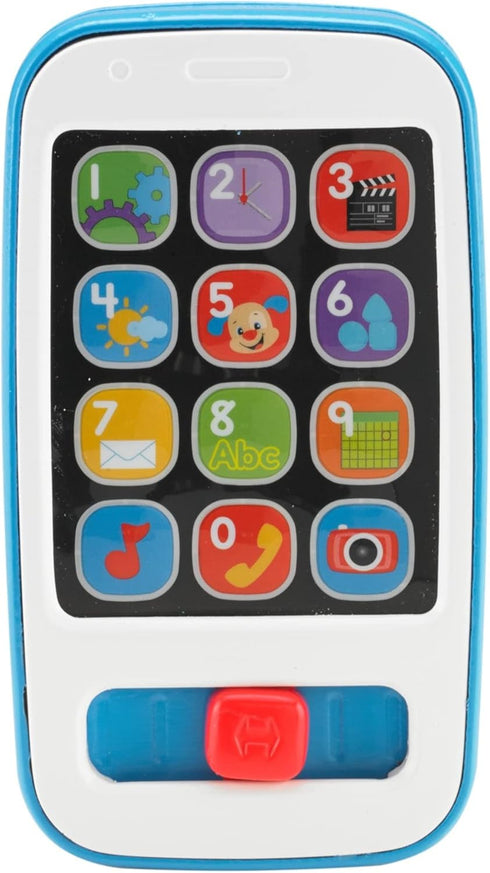 Fisher-Price Laugh & Learn Baby & Toddler Toy Smart Phone with Educational Music & Lights for Ages 6+ Months, Blue...
