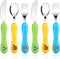 Lehoo Castle Toddler Utensils Kids Silverware, 6pcs Safety Stainless Steel Toddler Fork Spoon Knife Set, Children Flatware Set, Safety Utensils fo...