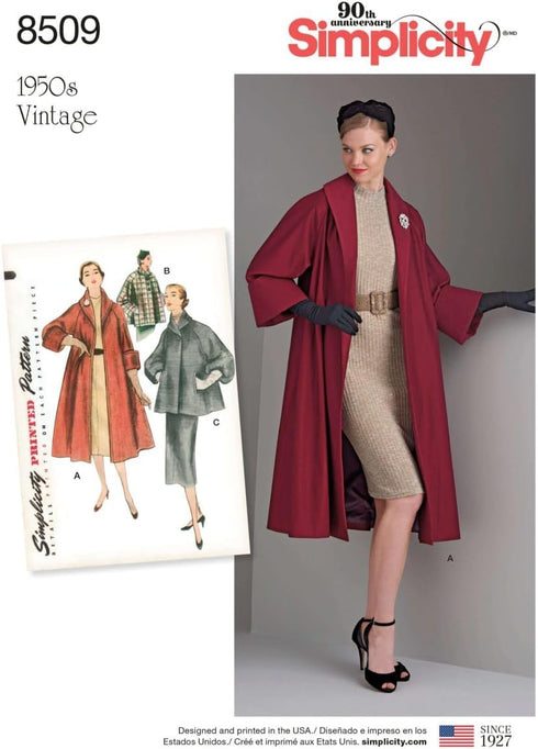 Simplicity Vintage Sewing Pattern Tops/Vest/Jkts/Coats, R5 (14-16-18-20-22)...