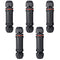 PENGLIN 5PCS Waterproof IP68 3-Pole Junction Box Cable Connector, 3 PIN Wire Connector Ø 4-12 mm for Outdoor Underground Cable, Junction Box, Stre...