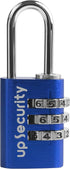 Combination Lock 3 Digit Small Padlock,Combo Lock, Luggage Lock for Travel, Waterproof Password Resettable Padlock for Gym Locker/Luggage/Gate/Cas...