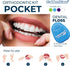 Orthodontic Kit Pocket - Compact and Complete Oral Care Set with Toothbrush, Floss, Wax, Threaders, Interdental Brush, and Case - Available in Cle...