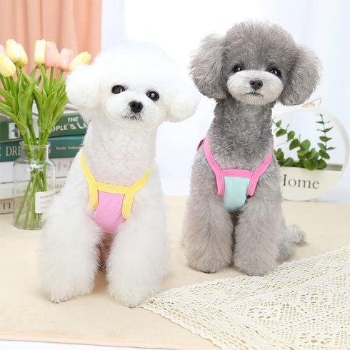 Dog Clothing Donut Pattern Cute Sleeveless Pet Vest Trendy and Comfortable Small Dog Clothes Sweet Style Perfect for Summer Walks and Playtime Sui...