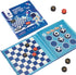 2 in 1 Checkers Sets Travel Toys Magnetic Travel Games Foam Checker Pieces Young Kids Family Board Game (Checkers&Tic-Tac-Toe)...