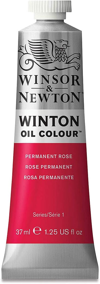 Winsor & Newton Winton Oil Color, 37ml (1.25-oz) Tube, Permanent Rose...