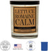 CEDAR CRATE MARKET Lettuce Romaine Calm, Kraft Label Scented Soy Candle, Citrus, Lavender, Woody, 10 Oz. Glass Jar Candle, Made in The USA, Decora...
