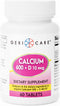 GeriCare Calcium 600mg - Vitamin D 10mcg Tablets - Bone Health - Nutritional Supplement, 60 Count (Pack of 1)...