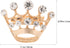 12pcs Tiara Crown Brooch Pin Wedding Party Pageant Brooch (Gold)...