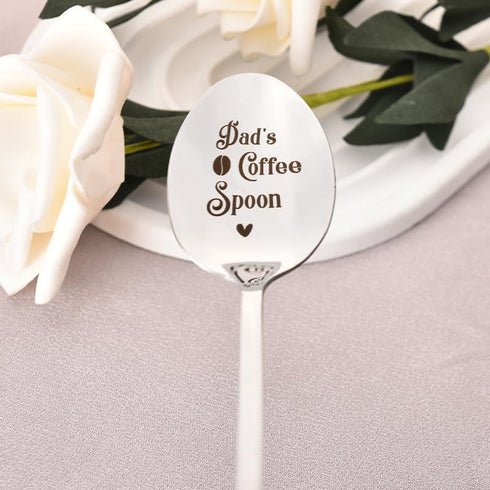 Dad Coffee Spoon Gifts from Daughter Son Funny Dad's Coffee Spoons Gifts for Dad Daddy Father's Day Gifts for Men Father Papa Birthday Christmas G...