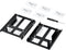 ELUTENG Double-Deck HDD SSD Mounting Bracket 2Pack 2.5" to 3.5" Hard Drive Adapter SSD Bracket Metal SSD HDD Holder with Mounting Screws Hard Driv...