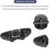W10508950 Dishwasher Upper Dishrack Slide Rail Stop Clip By AMI,To Be Able To Replace AP6022472 8562015 W10508950 2684662 PS11755805 WPW10508950VP?2 pcs?