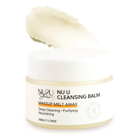 NU U Cleansing Balm Makeup Remover | 2-in-1 Balm to Oil Double Cleanser Face Wash | 1.70 Oz...
