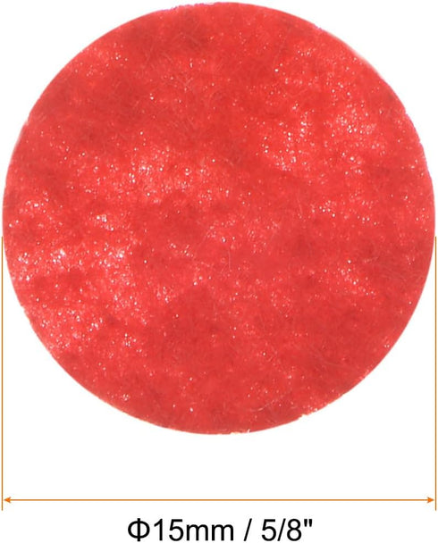 HARFINGTON 600pcs Round Felt Circles, 15mm 5/8" Pre Cut Felt Craft Pads Non-Woven Mini Felt Fabric Circles for DIY Sewing Handcraft Cut Projects C...