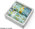 allydrew Decorative Gold Foil Washi Tape Box Set for Arts & Crafts, Scrapbooking, Stationery, Diary (10 Rolls), Blue Green Bloom...