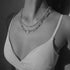 Silver Layered Necklaces for Women Simple Punk Chunky Necklaces Silver Chain Goth Necklace (2pcs Silver)...