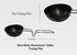 Khandekar Hard Anodized Tadka Pan, Nonstick Mini Fry Pan, Spice Roasting Pan, Vagharia with Long Handle - 11 inch (27.5 cm)...