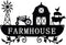 Ferraycle Metal Farmhouse Kitchen Decor Rustic Farm Sign Windmill Barn Tractor Animal Decor for Nursery Country Decorations Christmas Gift for Fat...