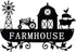 Ferraycle Metal Farmhouse Kitchen Decor Rustic Farm Sign Windmill Barn Tractor Animal Decor for Nursery Country Decorations Christmas Gift for Fat...