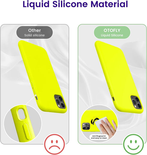 OTOFLY Compatible with iPhone 11 Pro Max Case,Ultra Slim Fit iPhone Case Liquid Silicone Gel Cover with Full Body Protection Anti-Scratch Shockpro...