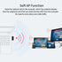 USB WiFi Adapter for Desk PC Laptop Windows 7 10 11, WiFi 6 300Mbps 2.4GHz Wireless Network Receiver, 802.11ax Mini USB Wi-Fi LAN Card, Driver-Fre...