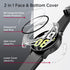 Miimall Waterproof Case for Samsung Galaxy Watch 4 & 5 40mm Protective Bumper Case with Tempered Glass Screen Protector, No Fog Hard PC Cover for ...