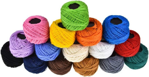 Healifty Embroidery Kits 16 Color Handcrafts Embroidery Thread Bracelet String Threader Embroidery Floss Embroidery Cross Kit (Color) Sewing Threa...