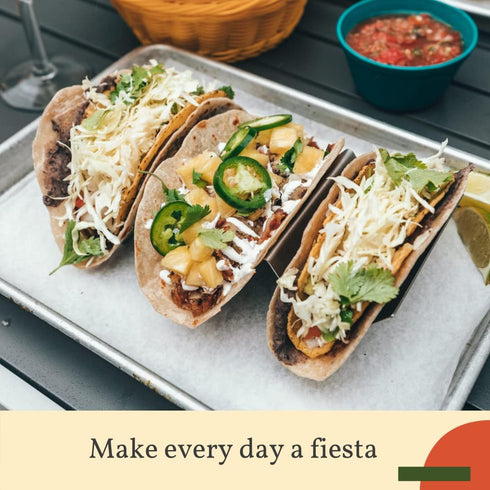 Pack of 4 - Stainless Steel Taco Holder Stand - Truck Tray Style - Each Rack Holds Up to 3 Tacos - Oven, Grill & Dishwasher Safe - Size 8" x 4" x ...