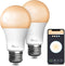 TREATLIFE Smart Light Bulbs, WiFi LED Light Bulb, Dimmable Smart Bulb Works with Alexa, Google Home, SmartThings, Warm White& Cool White(2700K-650...