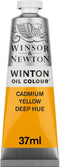 Winsor & Newton Winton Oil Color, 37ml (1.25-oz) Tube, Cadmium Yellow Deep Hue...