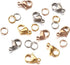 Pandahall 60Pcs Stainless Steel Lobster Claw Clasps & 180Pcs 20 Gauge Open Jump Rings for DIY Bracelet Necklace Jewelry Making (Golden & Stainless...