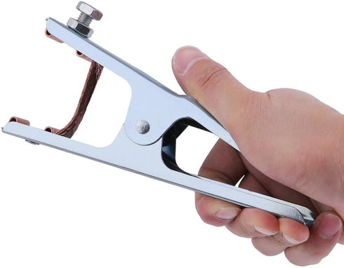 2pcs 300A/500A/800A Earth Ground Cable Clip Clamp Welding Manual Welder Electrode Holder Welding Processing Ground Clamp Professional Tools (300A)...