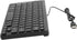 eboxer-1 USB Wired Mini Slim Keyboard Keyboard, Small Compact Simple Waterproof Business Keyboard for Laptop and Desktop Computer, Plug and Play (...