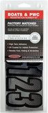 Hardline Products Series 300 Factory Matched 3-Inch Boat & PWC Registration Number Kit - CHBKG300...