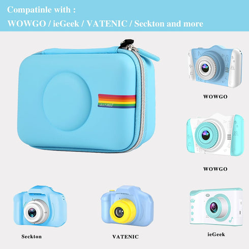 Leayjeen Kids Digital Video Camera Case Compatible with WOWGO/Coolwill/SUZIYO/YINGOOT Kids Selfie Camera with Large Screen for Girls and Boys and ...