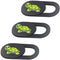 3 Pack Laptop Web Camera Cover Ultra Thin (0.027in) Webcam Cover Slide Turtle Printed for Laptop,Desktop,PC,Macboook,iMac,Computer,Smartphone...