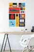 Trends International Back to the Future - Grid Wall Poster, 22.375" x 34", Premium Poster & Mount Bundle...