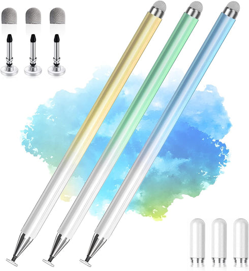Stylus Pens for Touch Screens, 2 in 1 High Precision Universal Stylus Pen for iPad Compatible with Apple, iPhone, iPad, Android, Samsung Tablets, ...